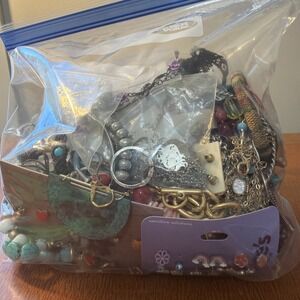 4.5 Pounds Wearable Jewelry: Earrings, Bracelets, Necklaces